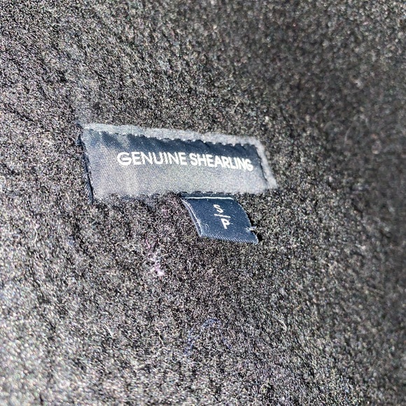 Dominic Bellissimo genuine shearling jacket black size s - Picture 5 of 7